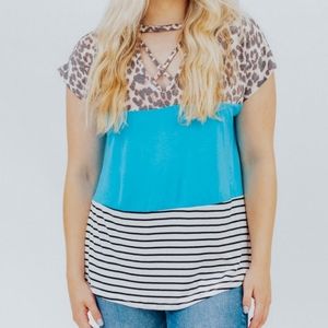 NWT Filly Flare boutique womens shirt size medium